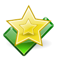 Starred checkmark big star.svg