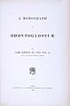 Title page of: James Bateman: A Monograph of Odontoglossum, London (1874)