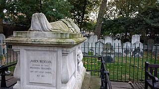 Tomb of John Bunyan, Bunhill Fields (10.10.2016).jpg