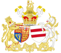 Combined Arms of the Prince and Princess Michael of Kent