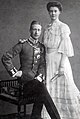 Duchess Cecilie of Mecklenburg-Schwerin and the German Crown Prince. Engagement photograph