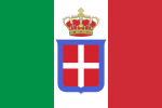 Last Flag of the Kingdom of Sardinia (independent 1720–1861)