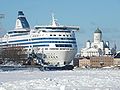 English: South Harbor in Winter Suomi: Eteläsatama talvella