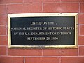 NRHP plaque