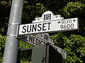 Sunset Boulevard in Los Angeles