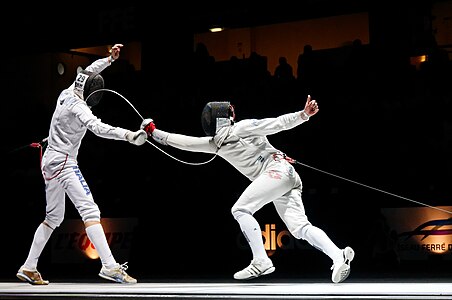 Finale du Challenge Réseau Ferré de France–Trophée Monal 2012 (épreuve de la coupe du monde d’épée à Paris)