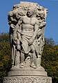 A detail of the John Ericsson National Memorial in Washington, D.C.