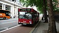 English: London General LDP4 (P504 RYM), a Dennis Dart SLF/Plaxton Pointer, in Buckingham Palace Road.