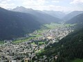 Davos by air in summer