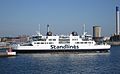 Ferry on its way to Helsingör (Elsinore)