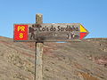 Hiking sign