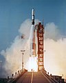 Atlas Agena D launching Lunar Orbiter 4 on May 4, 1967