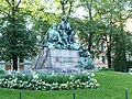 Elias Lönnrot and Kalevala heroes on the monument in Helsinki