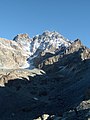 Parete sud del Monviso dal colle delle Sagnette