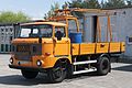 Fahrdrahtenteisungswagen (Eigenbau) auf LKW vom DDR-Typ IFA W 50 L