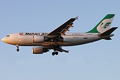 Mahan Air, side