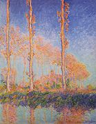 Claude Monet, Poplars (Autumn), 1891