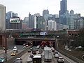 File:Kennedy Expressway and Metra.jpeg