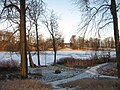 Haussee im Schloßpark Petzow, ein künstlicher Nebensee des Schwielowsees