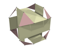 Same polyhedron with blue faces removed