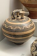 Stirrup jar, Asine, 1150-1100 BC, AM of Nafplio, 202223.jpg