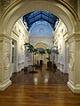 Palacio Pereira, fotografías durante tercer ciclo de visitas turísticas durante junio de 2021. Pasillo este del edificio.