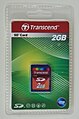 SD card 2GB of Transcend