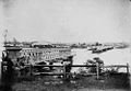 Indooroopilly Railway Bridge in Brisbane, damaged due to the 1893 Brisbane floods.