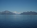 Austnesfjorden nær Svolvær i Lofoten