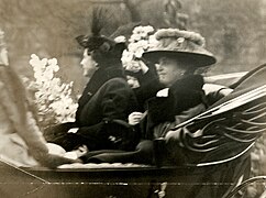 De vrouw van de Amerikaanse president Woodrow Wilson (1856-1924) en de vrouw van de Franse, SFA022800379.jpg