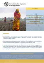 Thumbnail for File:Gender and age dimensions in rural agricultural employment − analysis using Rural Livelihoods Information System RuLIS. RuLIS brief.pdf