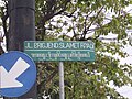 Yet another picture of Slamet Riyadi Street in Surakarta, Central Java (bilingual street sign)