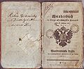 → Wanderbuch des Kürschnergesellen Wobrausky aus Daschitz