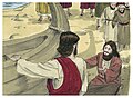 Luke 08:38a Jesus' heals demoniac at Gesarenes