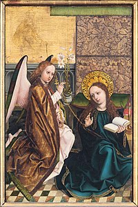 Hans Pleydenwurff Altar of the Magi, Nuremberg Annunciation