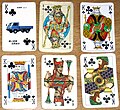 6 different kinds of kings of clubs