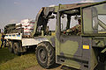 National Guard with emergency water supplies