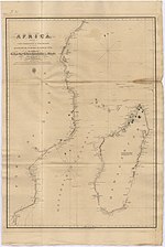 Thumbnail for File:Admiralty Chart No 597 Corrientes to Juba Islands, Published 1828.jpg