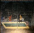 "the pool", cerf bedroom, Pope palace in Avignon, France