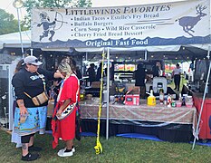 Littlewinds Favorites Indian fast food booth at Mahkato Wacipi 2023 closeup.jpg