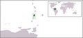 Location map for Saint Vincent and the Grenadines