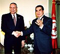 with Zine El Abidine Ben Ali, President of Tunisia (February 17, 2004)