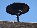 English: Warning siren in Utenbach, Apolda, Thuringia, Germany