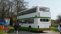 Emsworth & District 686 (RDL 686X), a Leyland Olympian. It was new to Southern Vectis, hence its attendance at the event. At the time, the bus had been recently sold to Emsworth & District by Redbridge Transport, a council owned bus company in London, who were well known to bus enthusiasts in owning several of these now elderly ex-Southern Vectis buses.}}