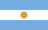 Flag of Argentina, used during the occupation (1982)