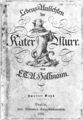 Original jacket of Lebensansichten des Katers Murr