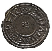 Silver penny of King Aethestan (YORYM 2000 623) reverse.jpg