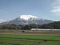 Shinkansen 300 Series and Mt.Ibuki (Tokaido Shinkansen)