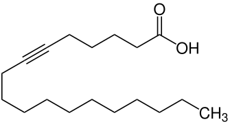 Tariric acid structure.svg