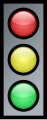 Animated traffic light (SVG)